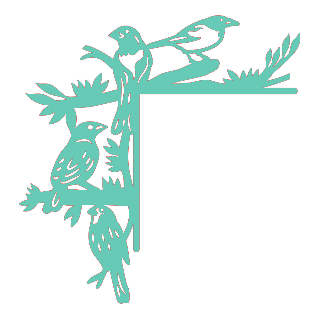 Esquina madera ( par, 2 piezas ) 002