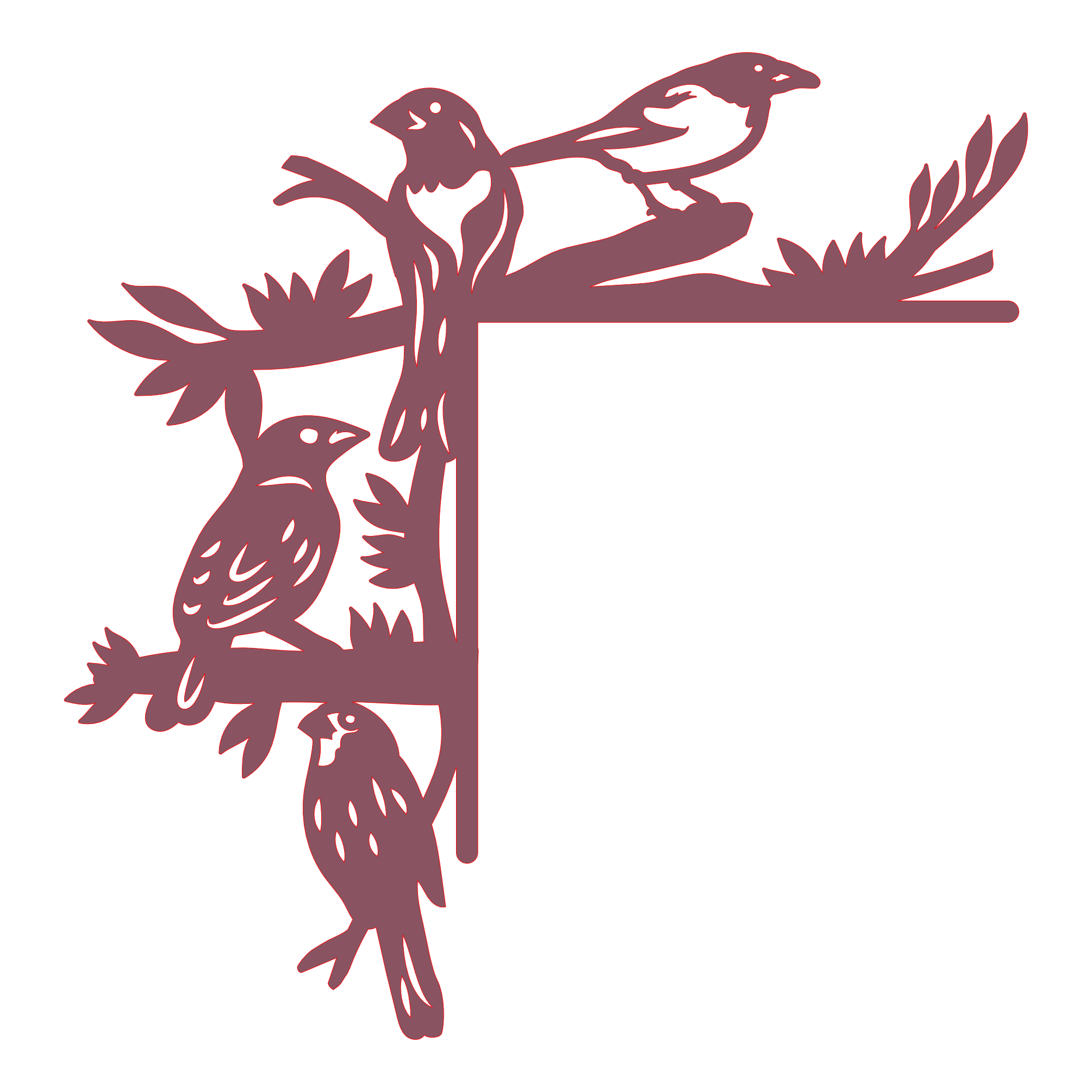 Esquina madera ( par, 2 piezas ) 002