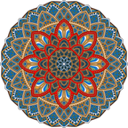 Decoración multicapa geométrica