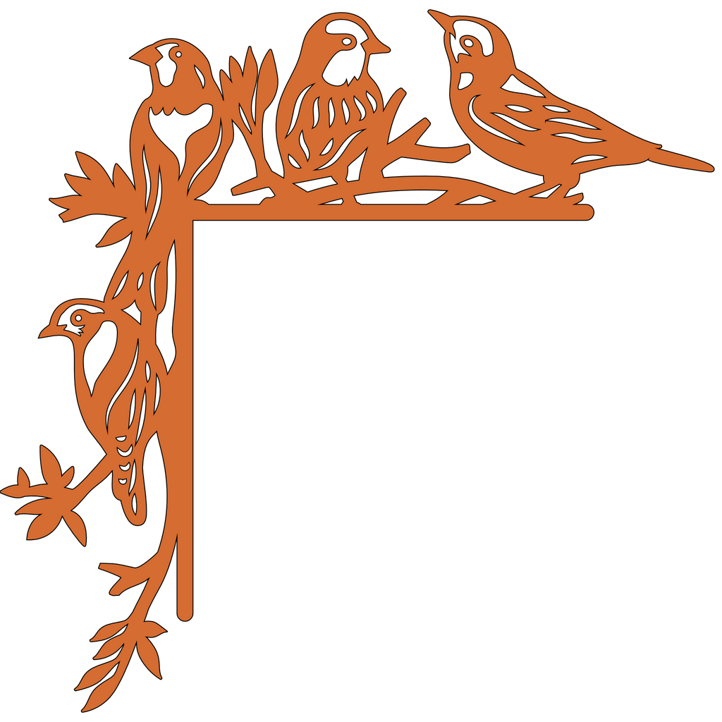 Esquina madera ( par, 2 piezas ) 003