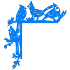 Wooden corner (pair, 2 pieces) 004