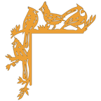 Wooden corner (pair, 2 pieces) 004