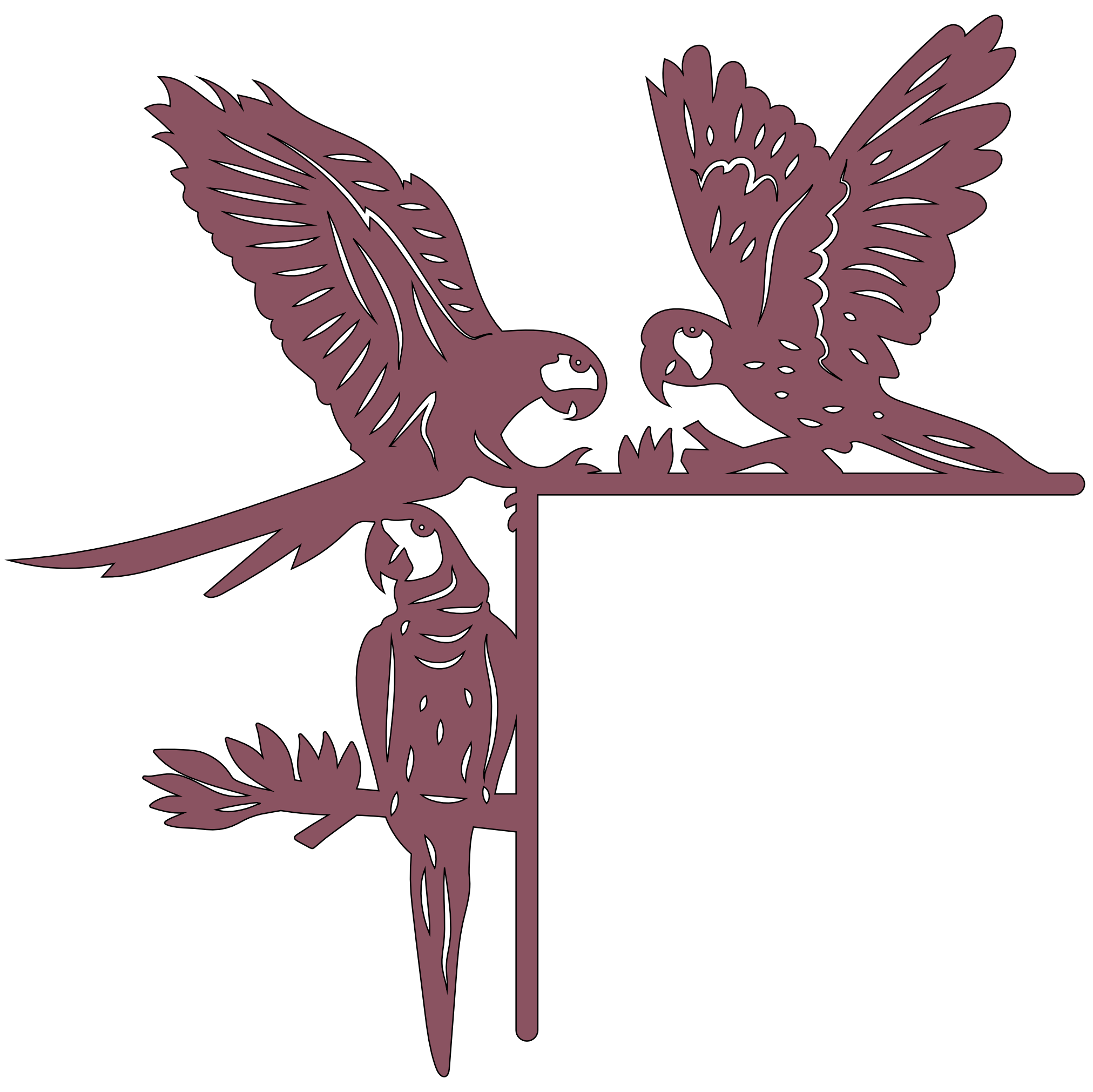 Esquina madera ( par, 2 piezas ) 005