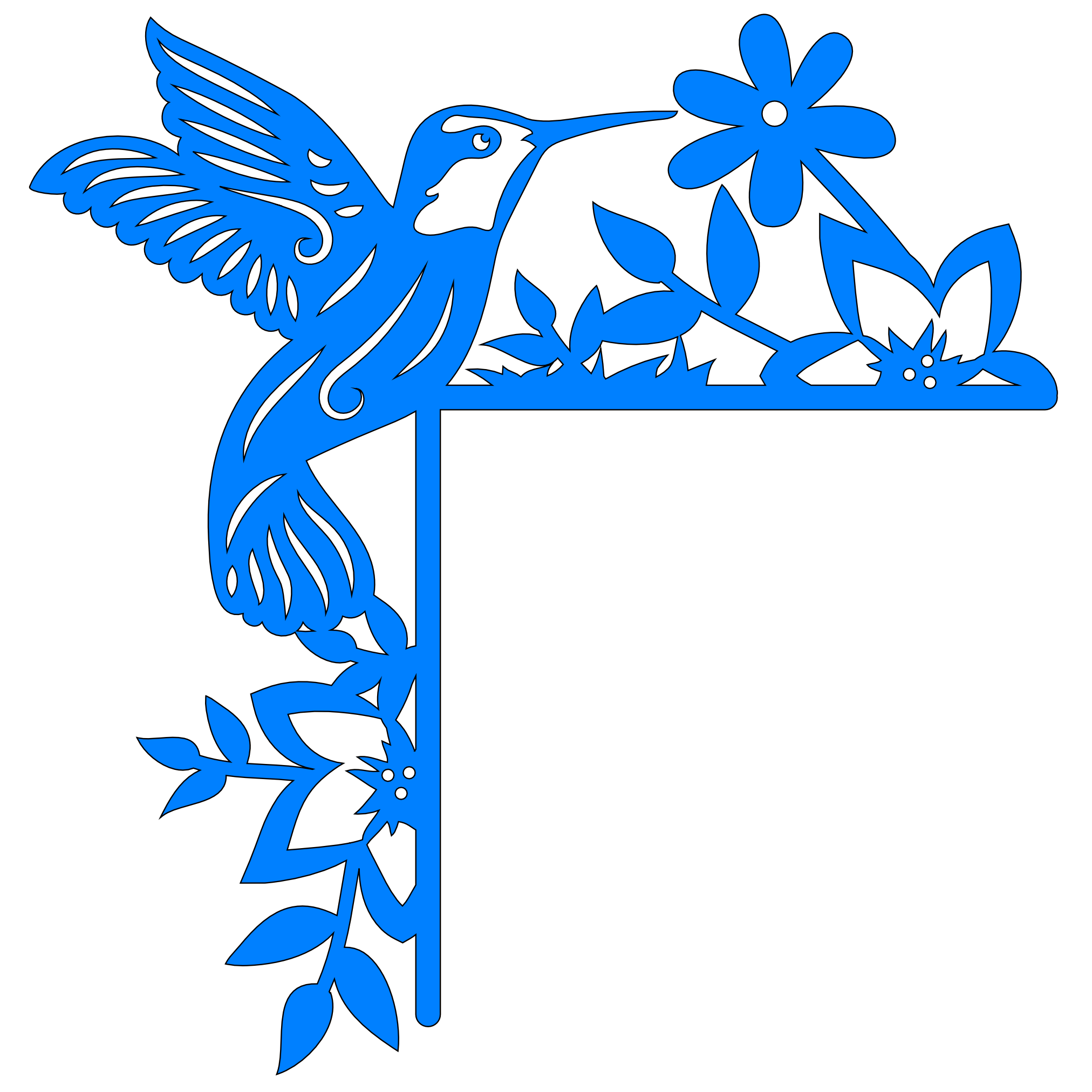 Esquina madera ( par, 2 piezas ) 006