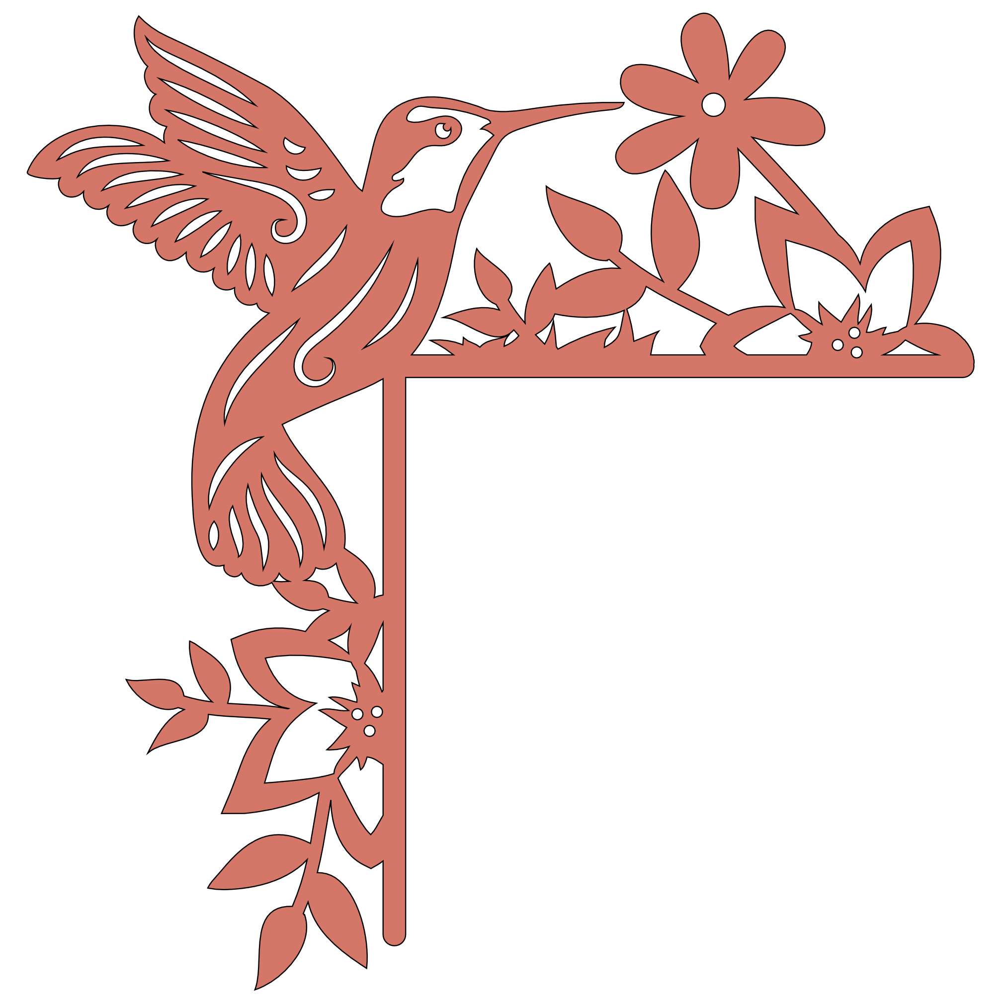 Esquina madera ( par, 2 piezas ) 006