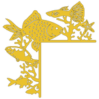 Wooden corner (pair, 2 pieces) 008