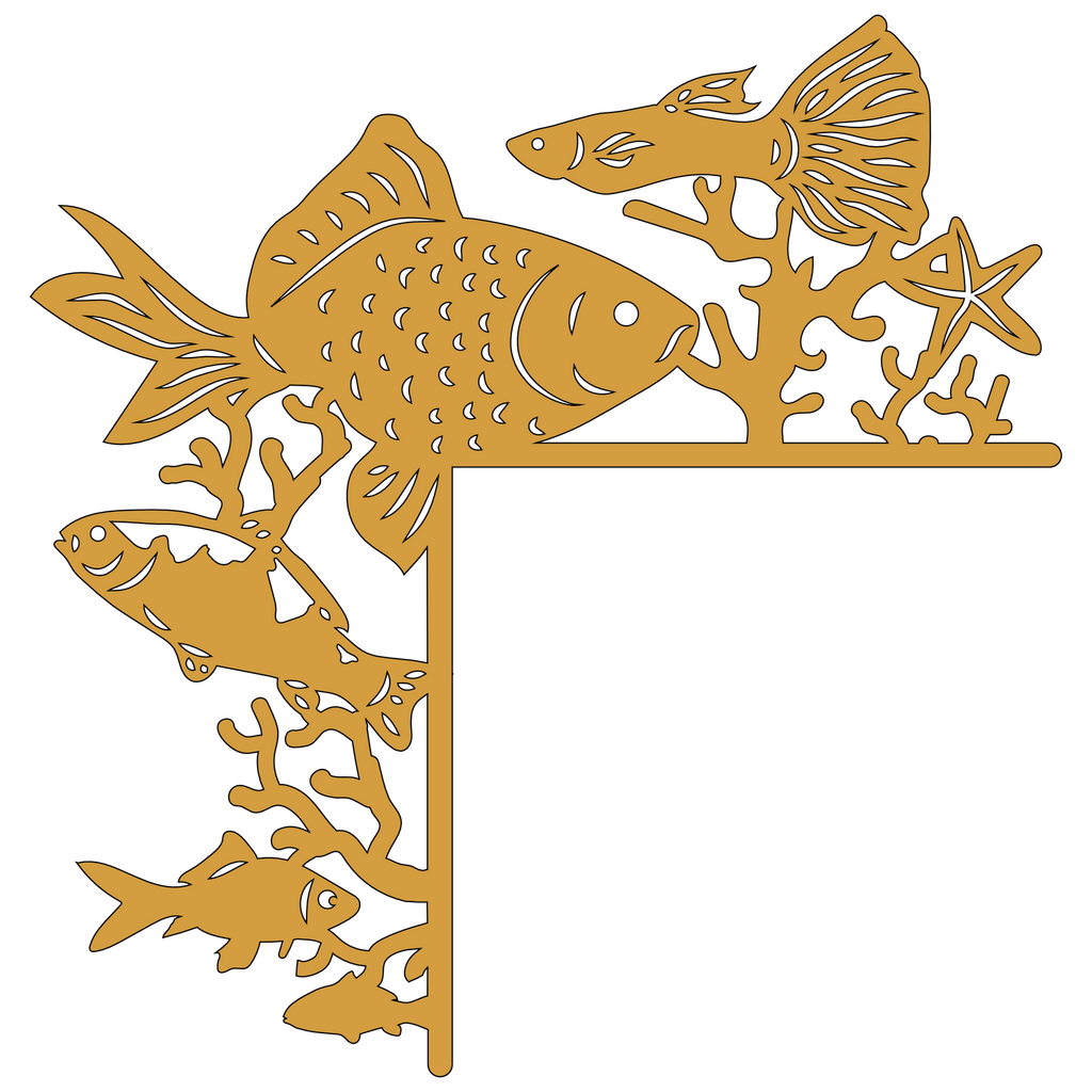 Wooden corner (pair, 2 pieces) 008