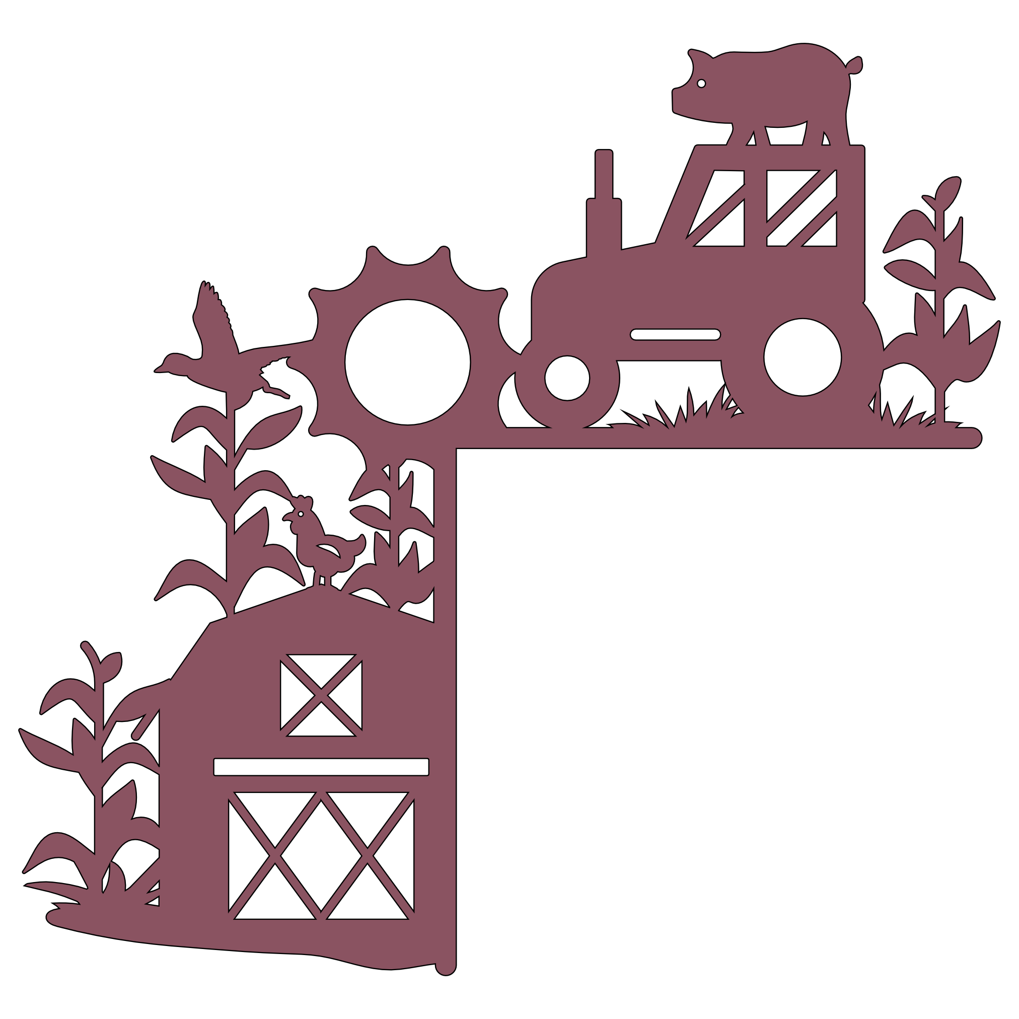 Esquina madera ( par, 2 piezas ) 015