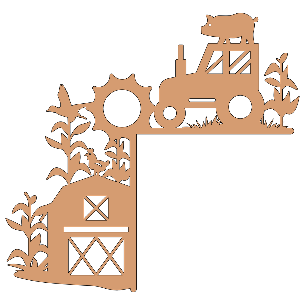 Esquina madera ( par, 2 piezas ) 015