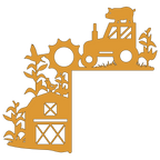 Esquina madera ( par, 2 piezas ) 015