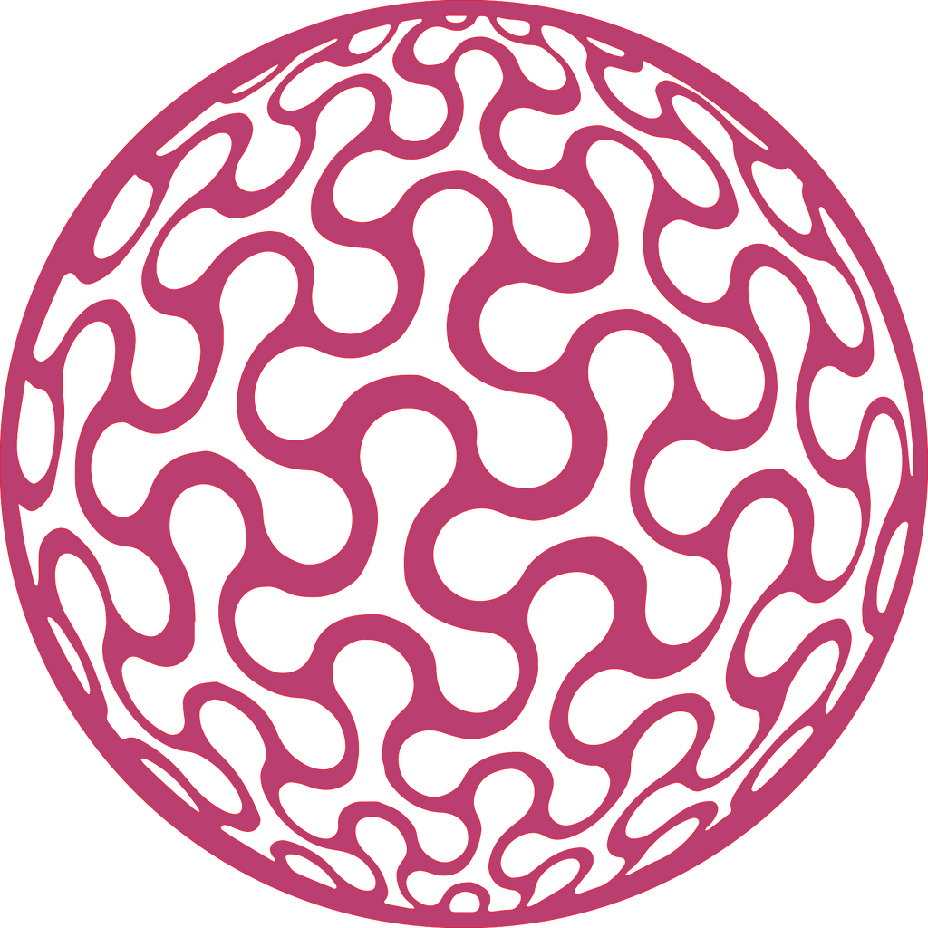 Placa decorativa abstracta