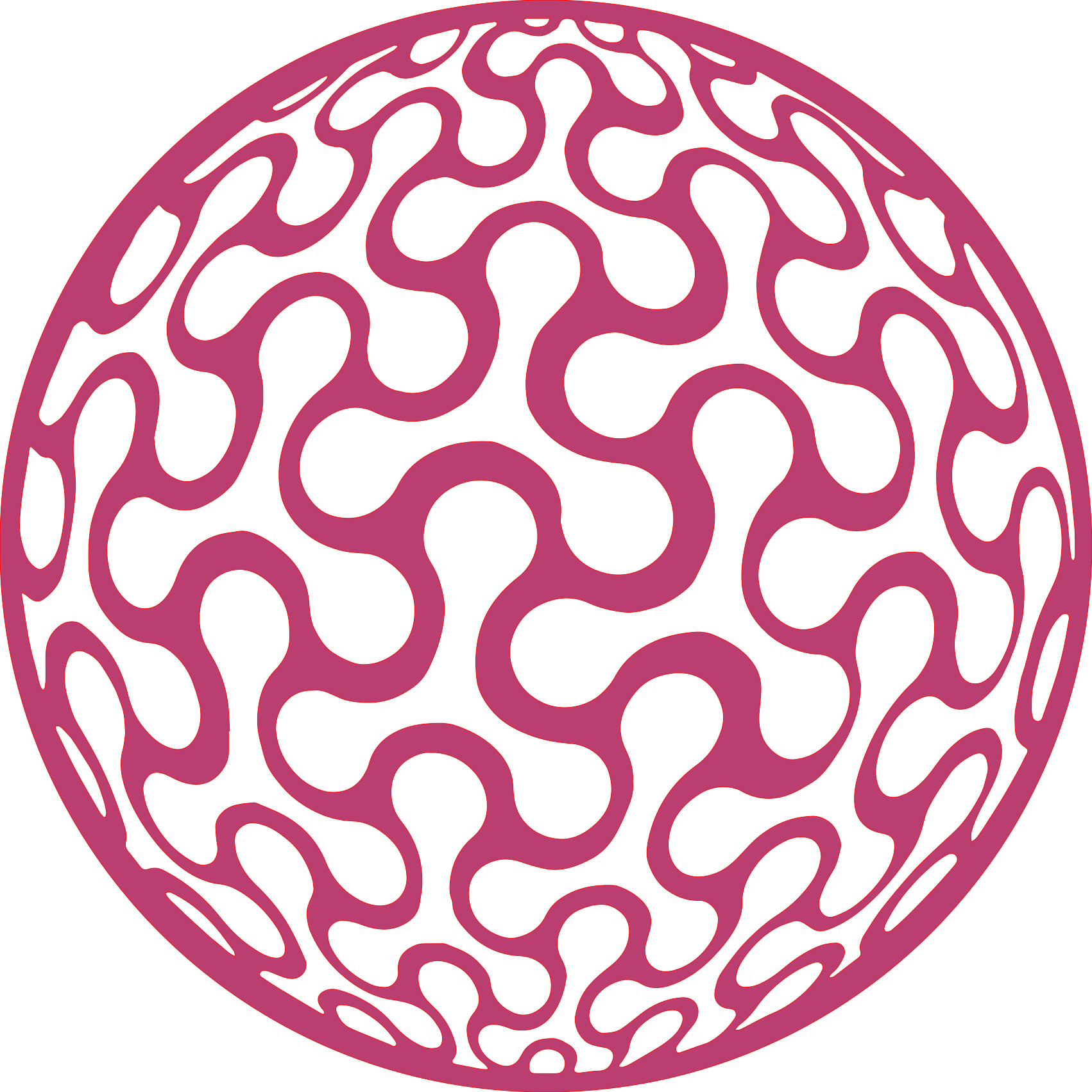 Placa decorativa abstracta