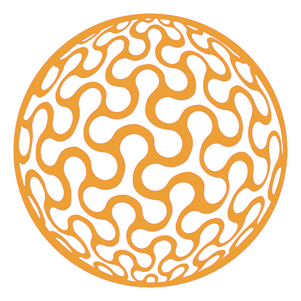 Placa decorativa abstracta