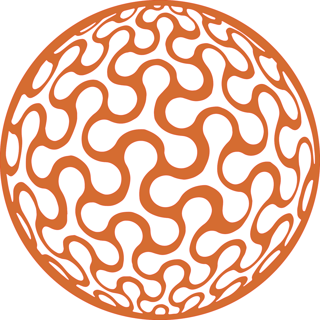 Placa decorativa abstracta