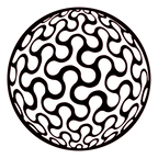 Placa decorativa abstracta