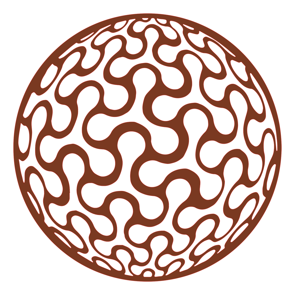 Placa decorativa abstracta