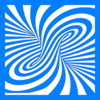 Placa decorativa abstracta Optical Ilusion