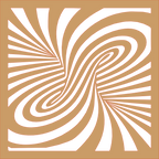 Placa decorativa abstracta Optical Ilusion