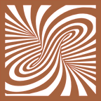 Placa decorativa abstracta Optical Ilusion