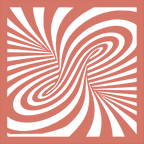 Placa decorativa abstracta Optical Ilusion