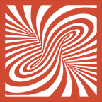 Placa decorativa abstracta Optical Ilusion