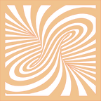 Placa decorativa abstracta Optical Ilusion