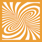 Placa decorativa abstracta Optical Ilusion