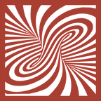 Placa decorativa abstracta Optical Ilusion