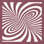 Placa decorativa abstracta Optical Ilusion