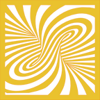 Placa decorativa abstracta Optical Ilusion