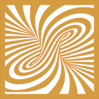 Placa decorativa abstracta Optical Ilusion