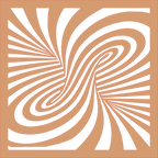 Placa decorativa abstracta Optical Ilusion