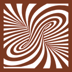 Placa decorativa abstracta Optical Ilusion