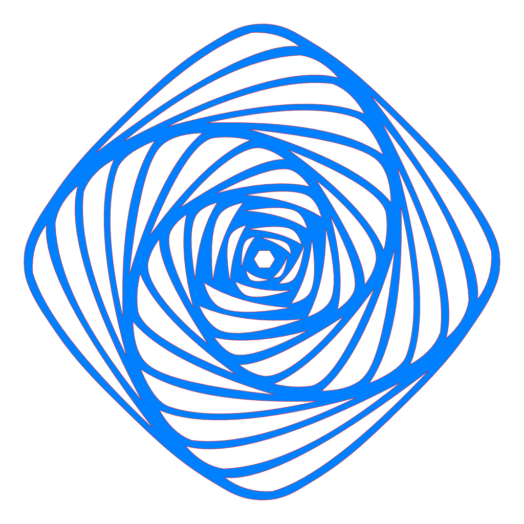 Placa decorativa abstracta  - Mesmerizing