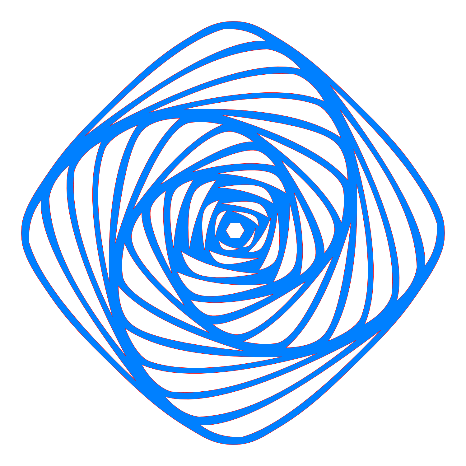 Placa decorativa abstracta  - Mesmerizing