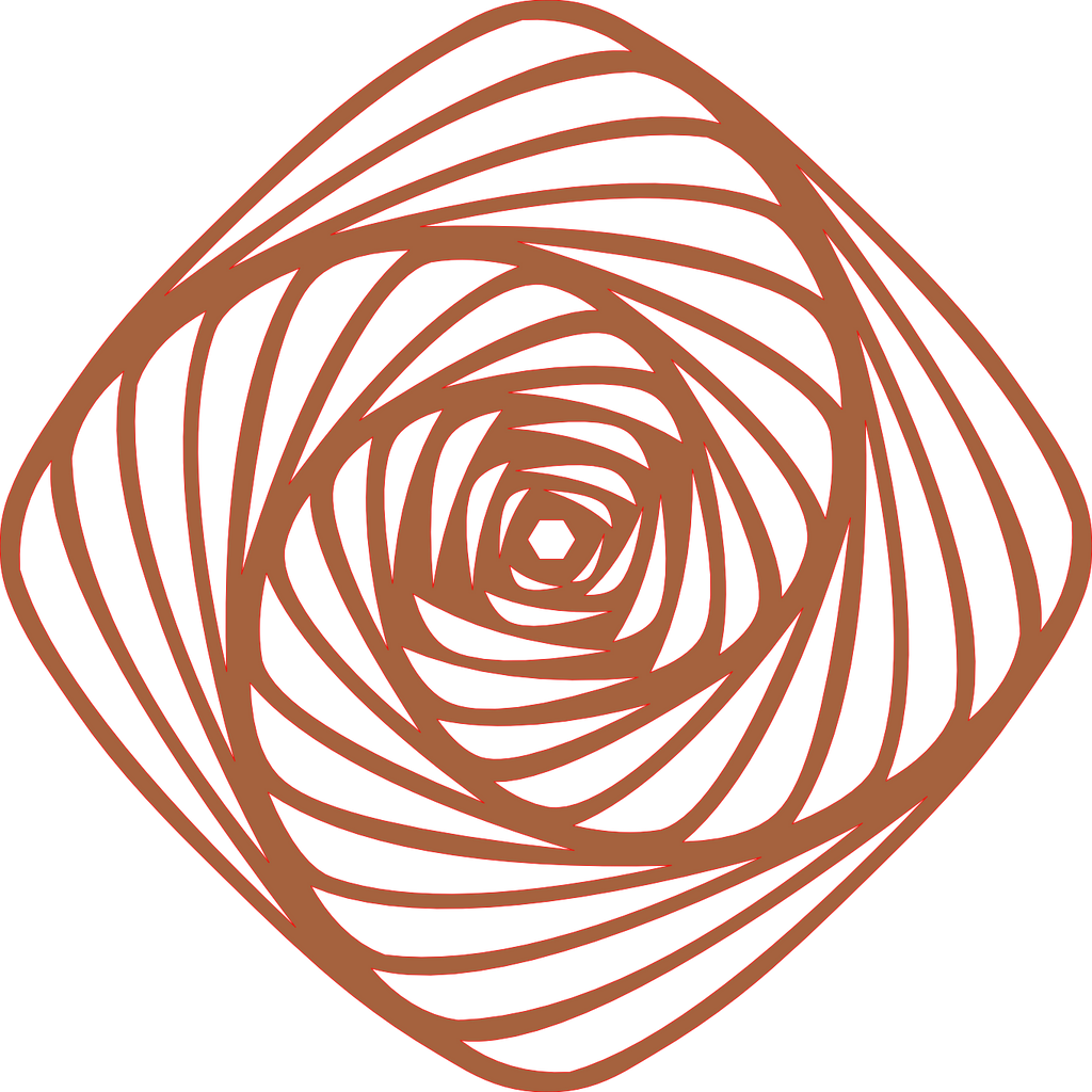 Placa decorativa abstracta  - Mesmerizing