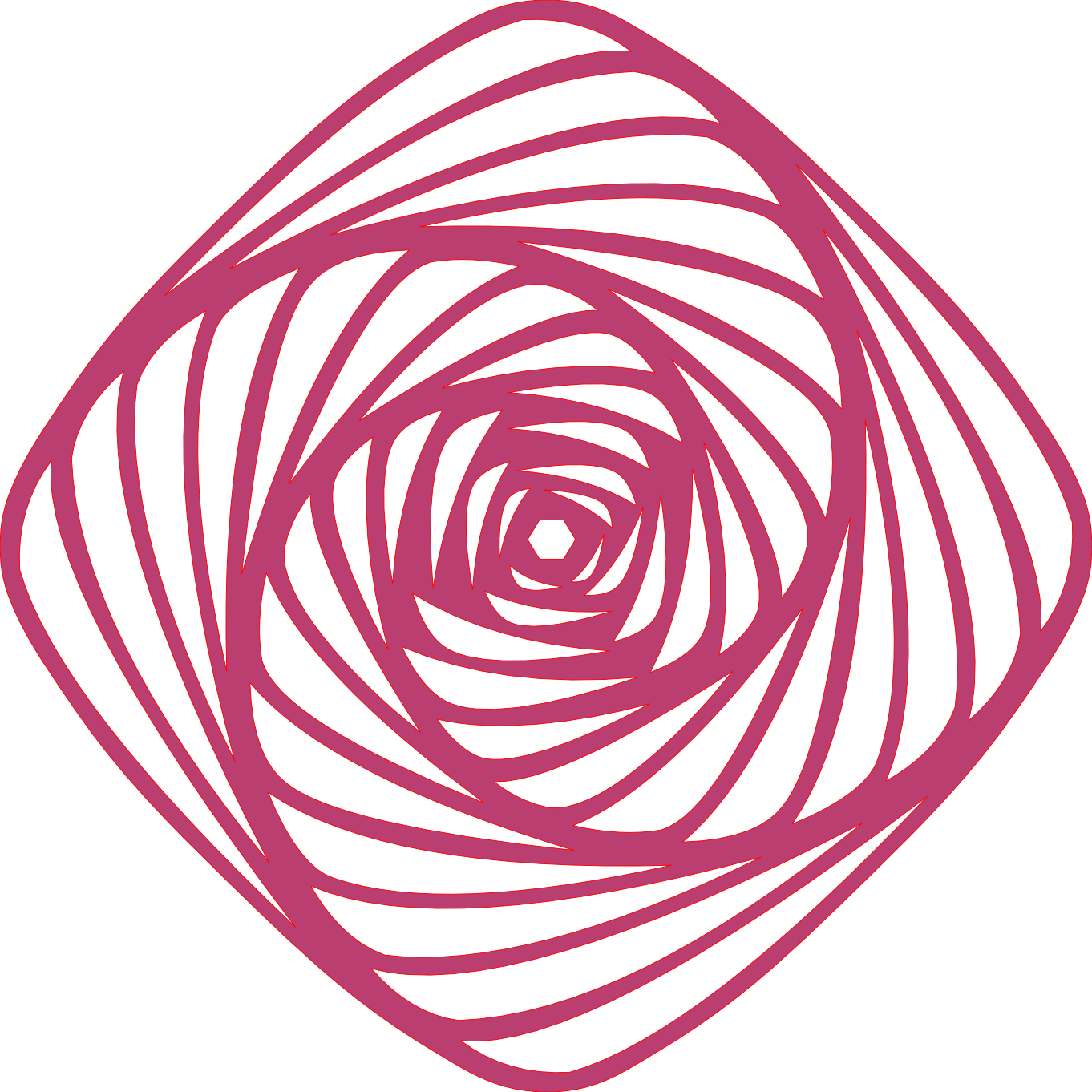 Placa decorativa abstracta  - Mesmerizing