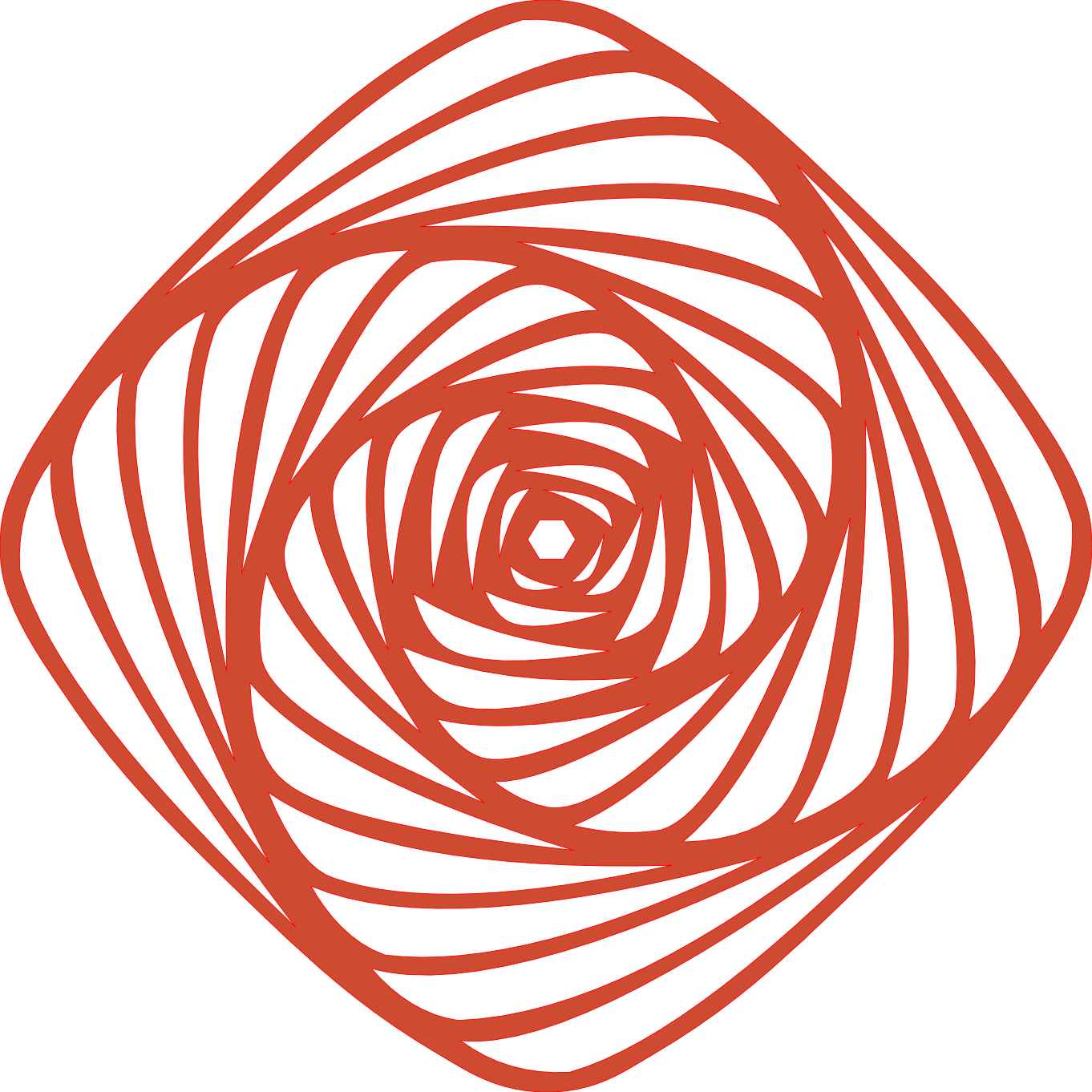 Placa decorativa abstracta  - Mesmerizing