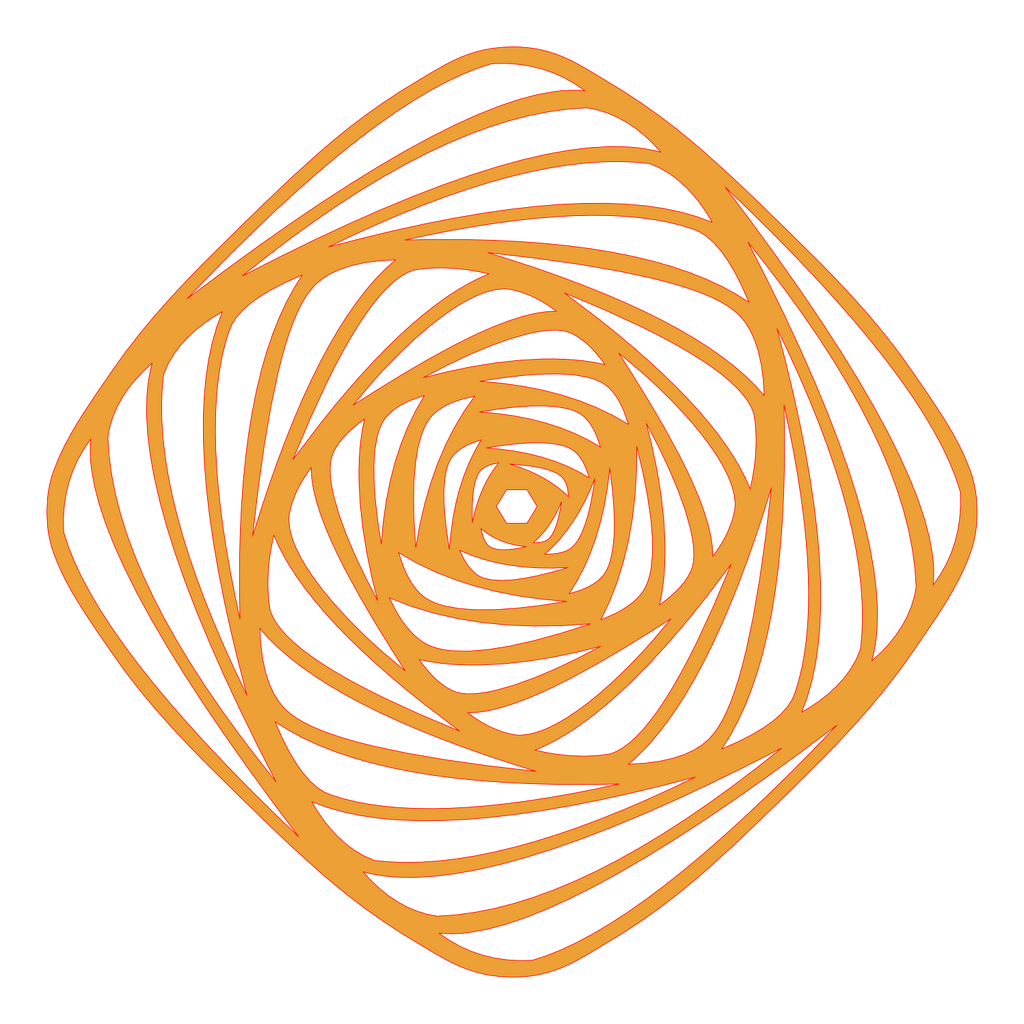 Placa decorativa abstracta  - Mesmerizing