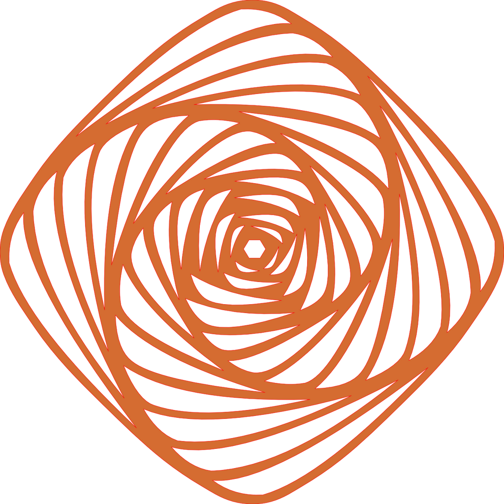 Placa decorativa abstracta  - Mesmerizing