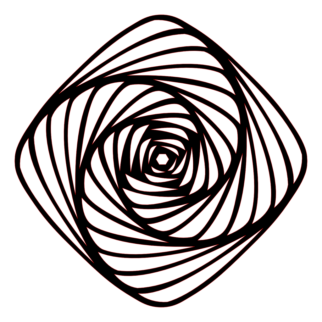 Placa decorativa abstracta  - Mesmerizing