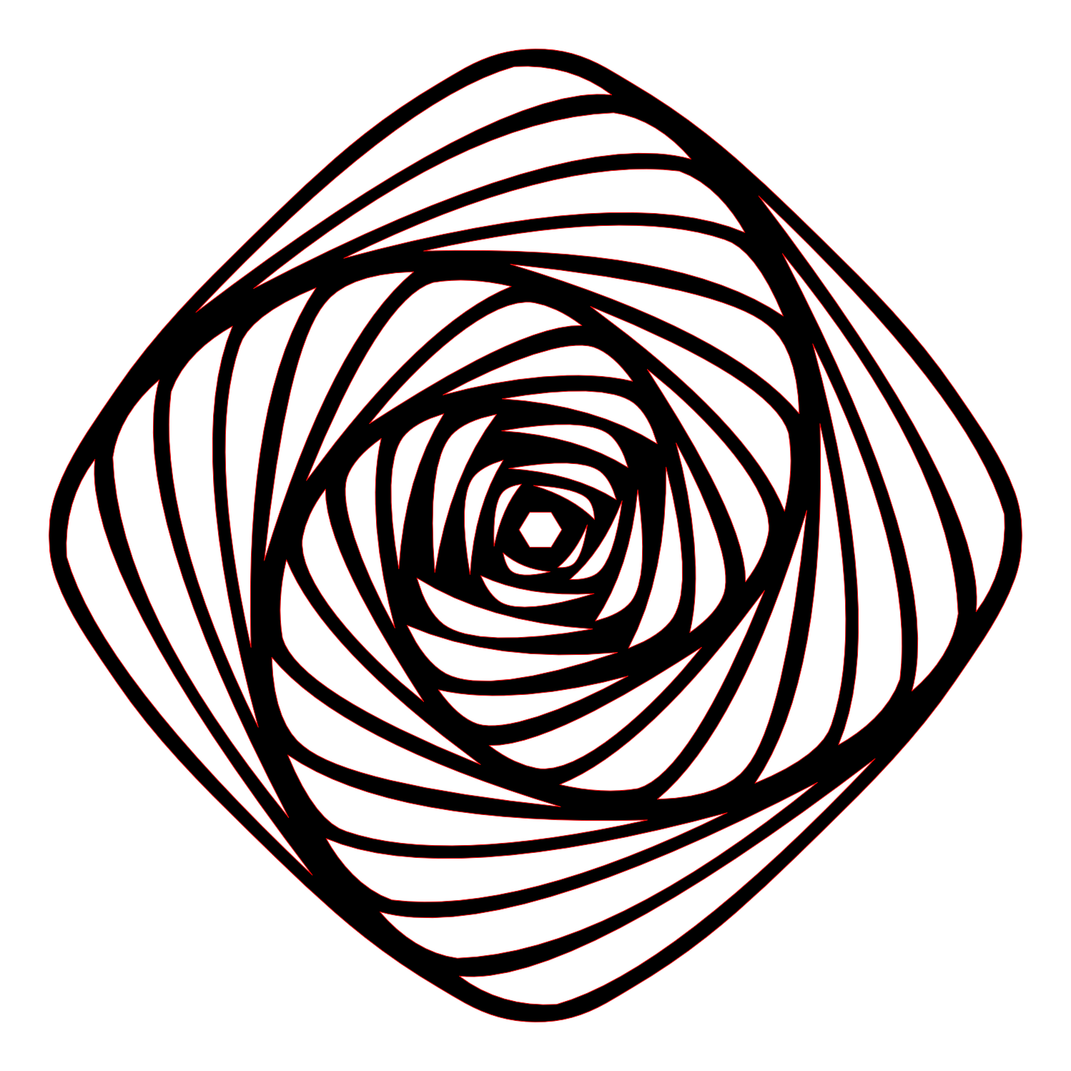 Placa decorativa abstracta  - Mesmerizing