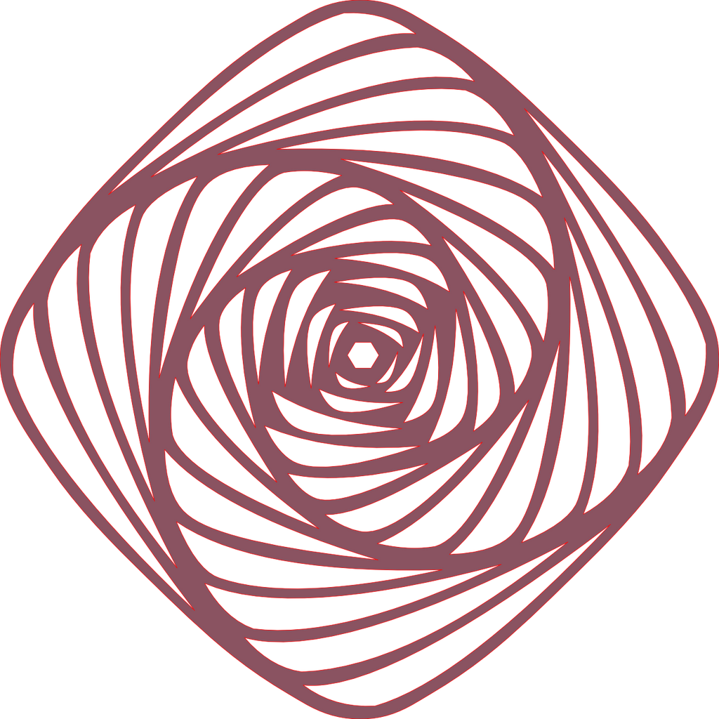 Placa decorativa abstracta  - Mesmerizing