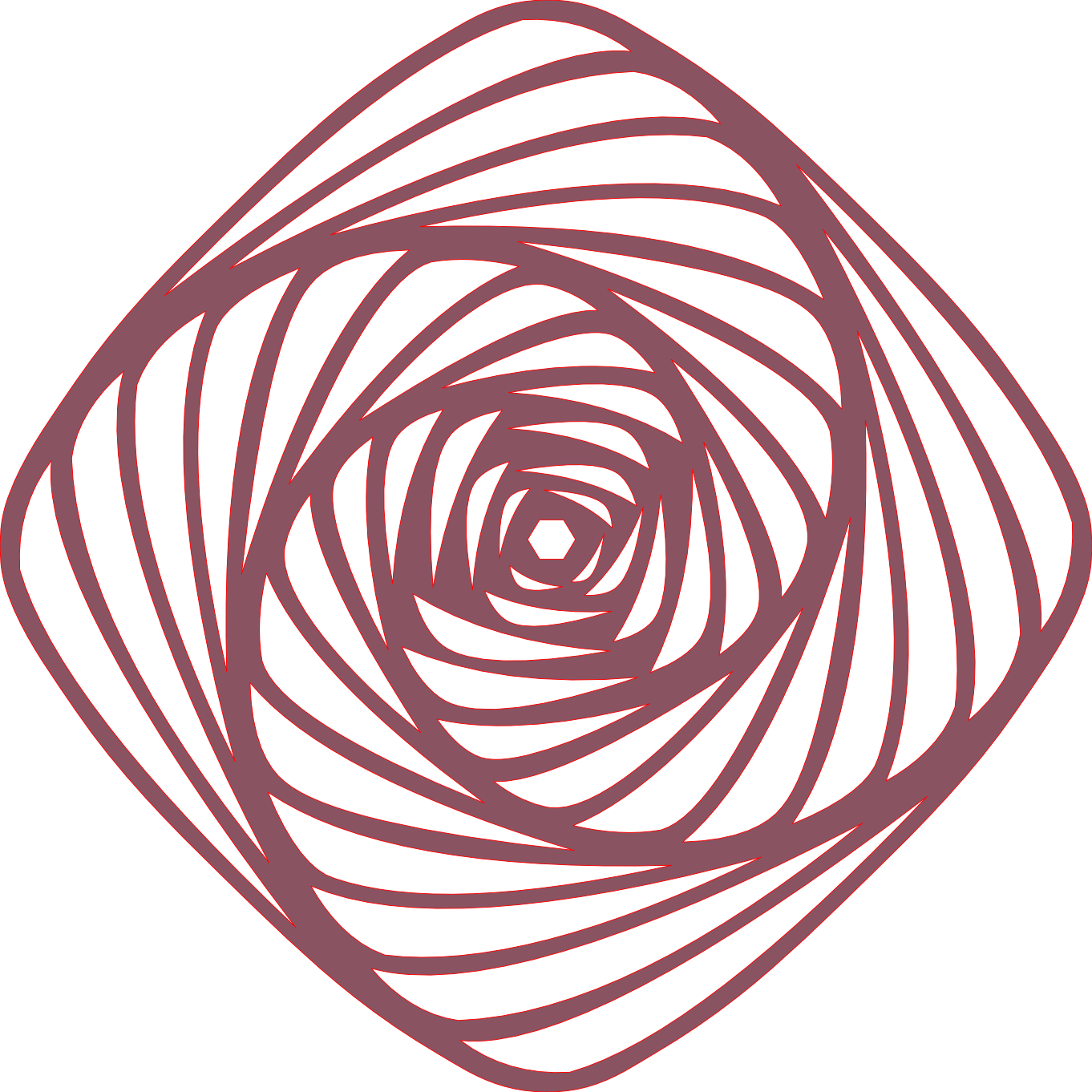 Placa decorativa abstracta  - Mesmerizing