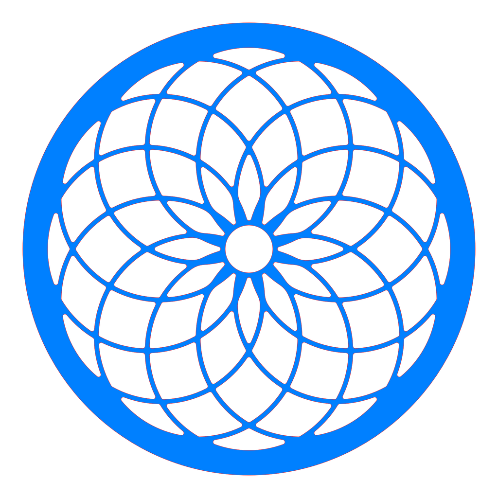 Decoración de pared geométrica