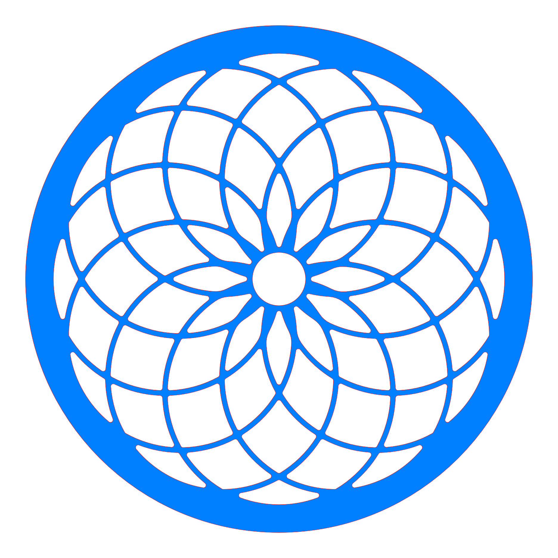 Decoración de pared geométrica