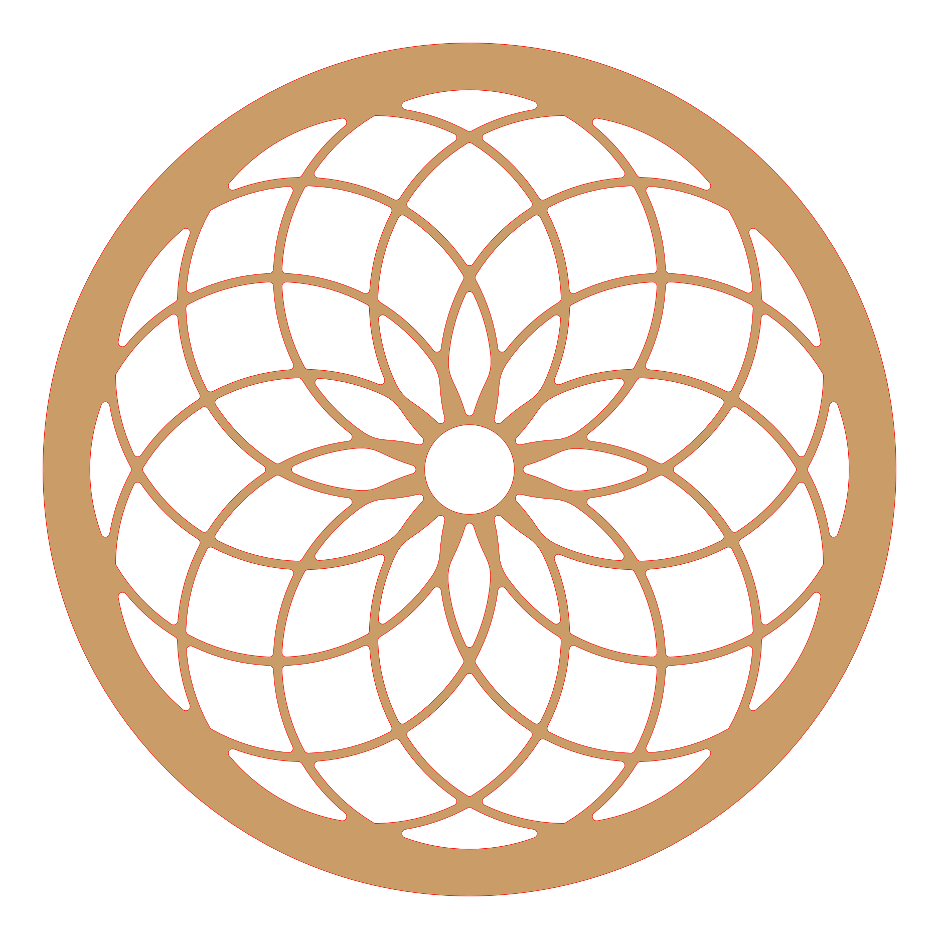 Decoración de pared geométrica