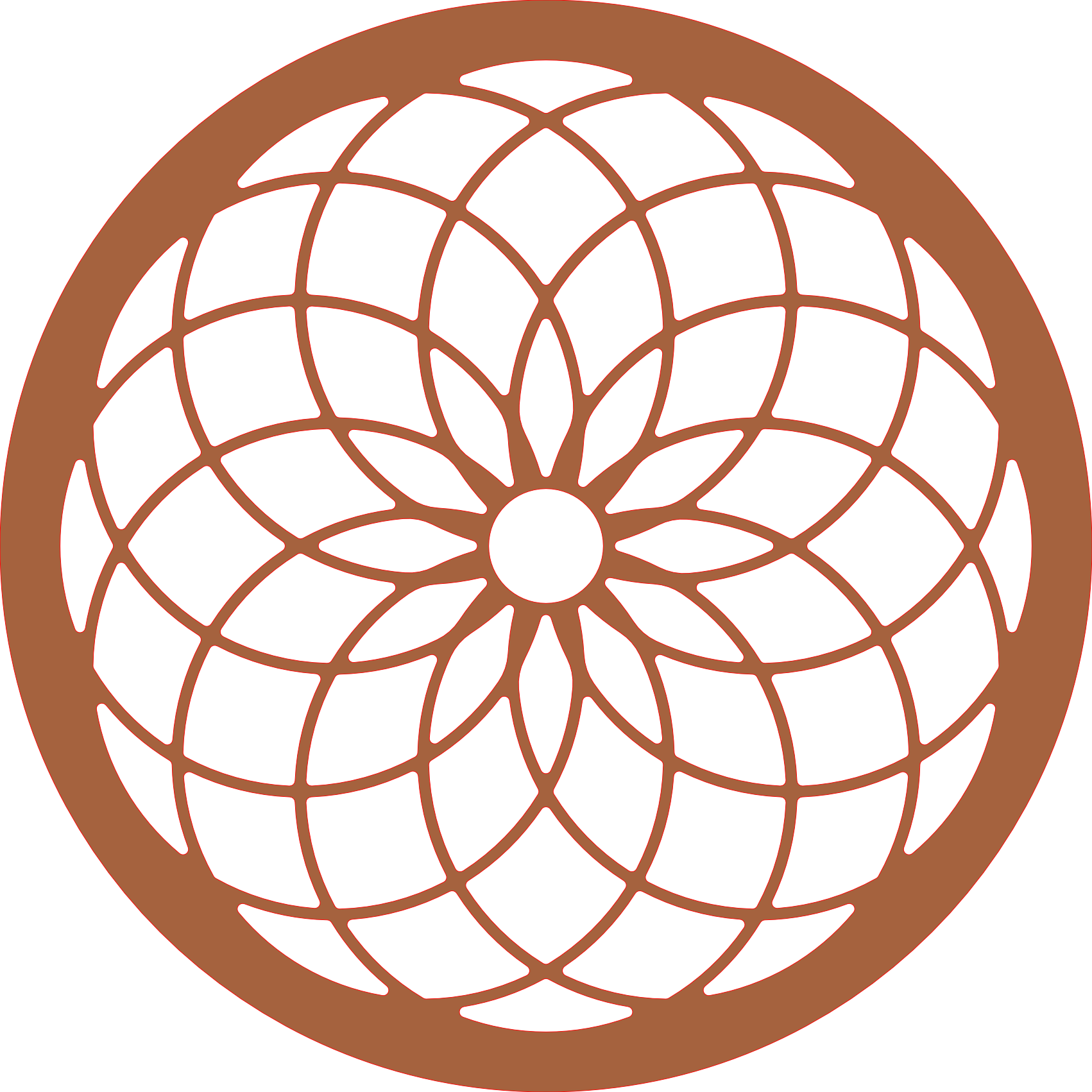 Decoración de pared geométrica