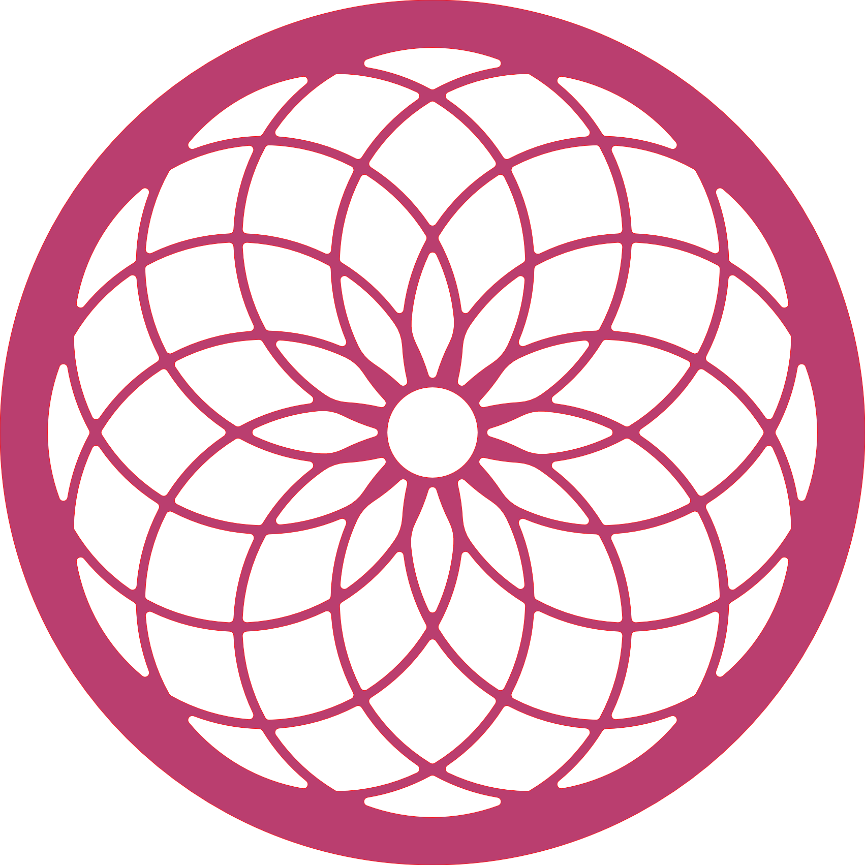 Decoración de pared geométrica