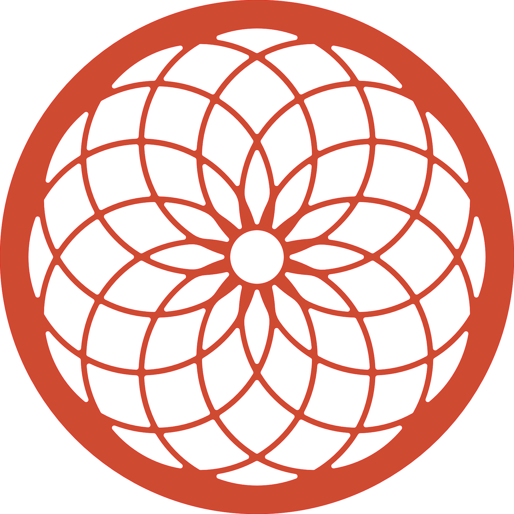 Decoración de pared geométrica